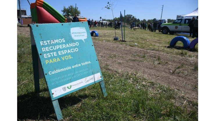 En la semana del Ambiente, recuperan espacios públicos